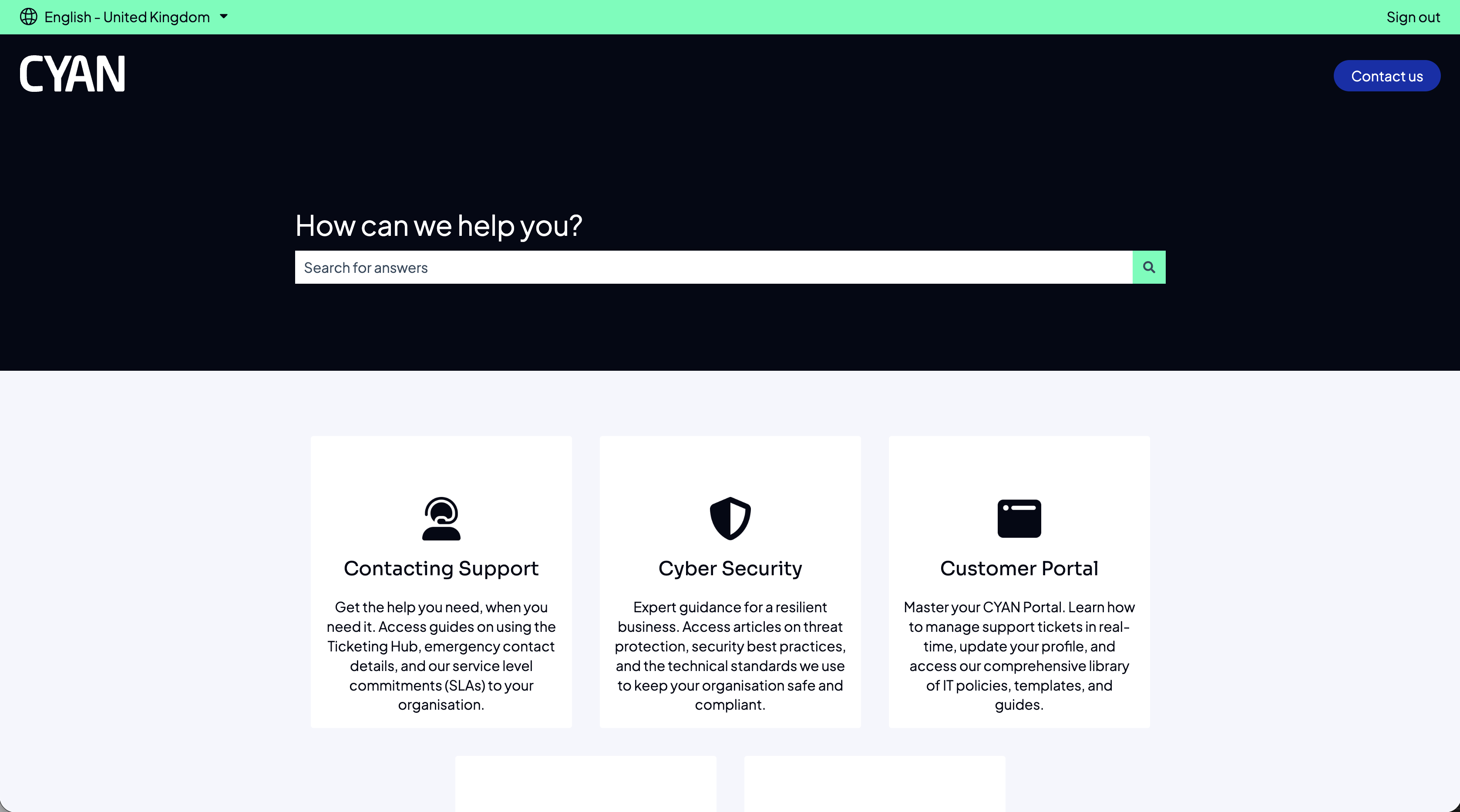 Knowledge base preview