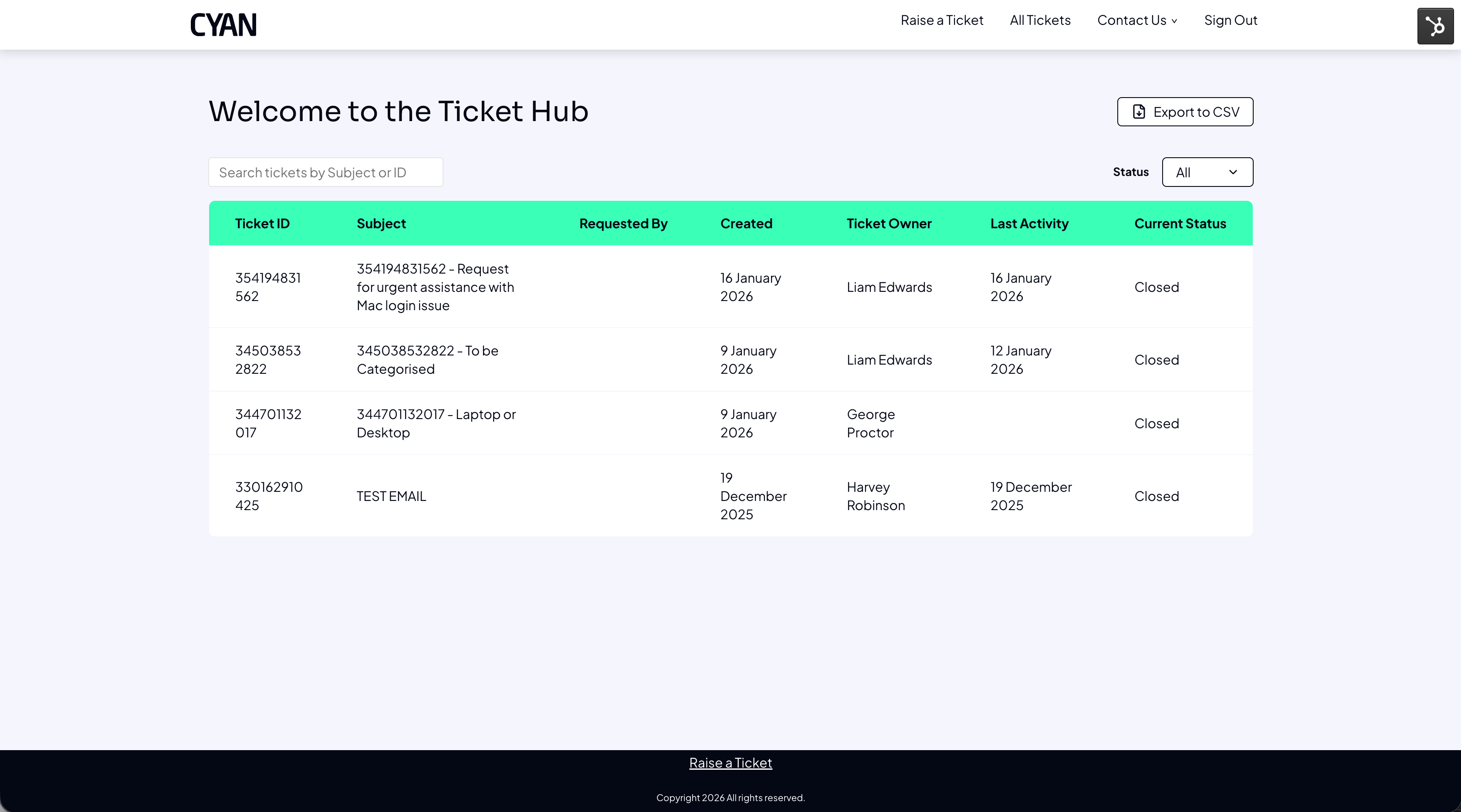 welcome to the ticket hub